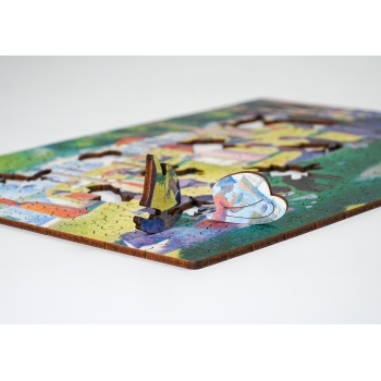 Drewniane puzzle A4 Georges Seurat 